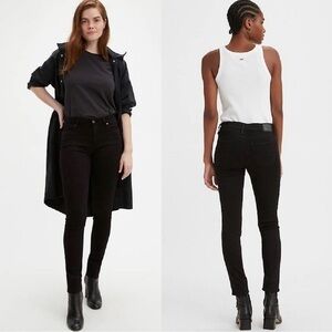 LEVI’S  711™ SKINNY BLACK JEANS